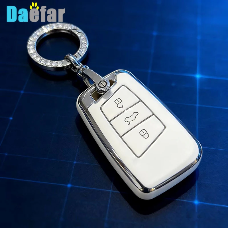 

Для Volkswagen VW Magotan Passat B8 для Skoda Superb A7 защищенный корпус брелок аксессуары ТПУ автомобильный чехол для дистанционного ключа брелок
