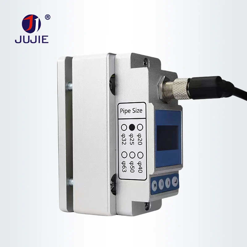 Medidor de flujo Medidor de flujo de líquido alcalino de ácido líquido puro ultrasónico con función de almacenamiento de datos 4-20mA RS485