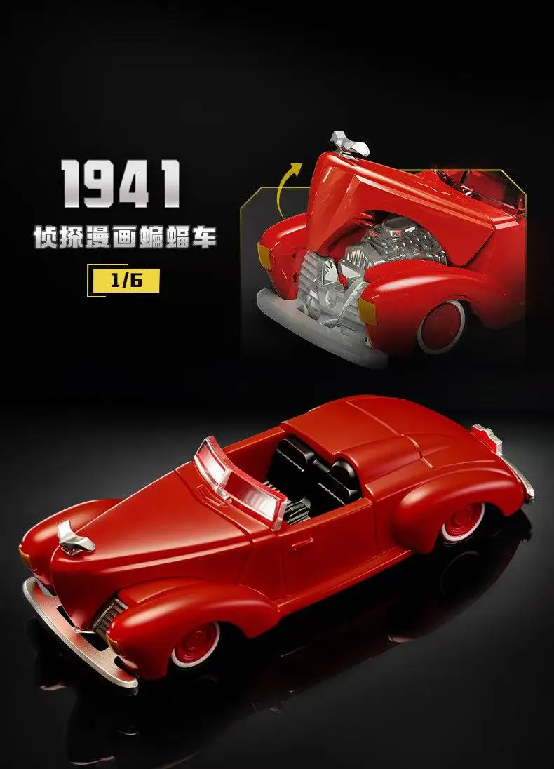 Neue BLOKEES Batmobile Blind Box DCBatman E02 The Dark Knight 1:64 Maßstab Auto DIY Montagemodell Spielzeug Film-Thema Sammlerstück Geschenk – Detail 10