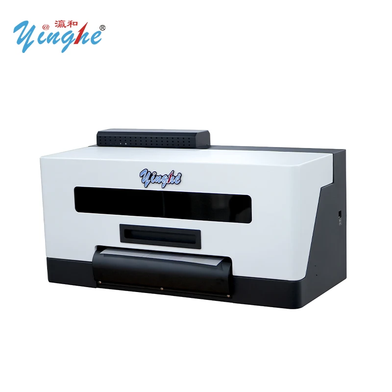 Yinghe Desktop 300mm DTF  Printer with XP 600 Print Head small DTF Printer CMYK+W for Clothes
