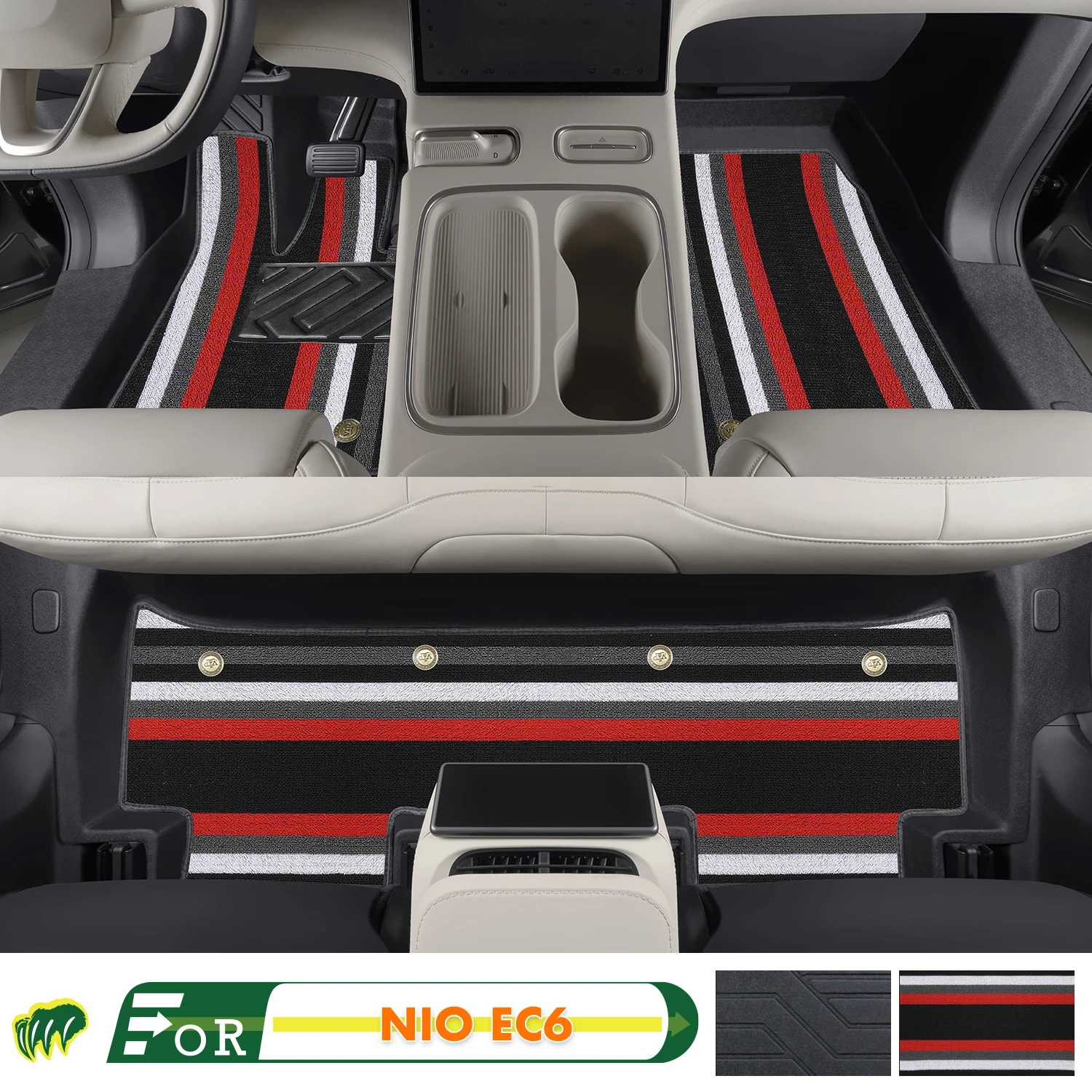 

Left-hand Drive Car Floor Mat For NIO EC6 2020-2024 Full Surround Foot Mat Automotive Floor Mat Interior Floor Liner