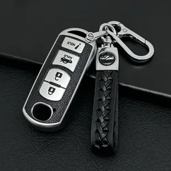 Key Fob Cover With Keychain For Mazda 3/6/8 For Miata MX-5 CX-3 CX-5 CX-7 CX-9 RX-8 Car Accessories Key Protector