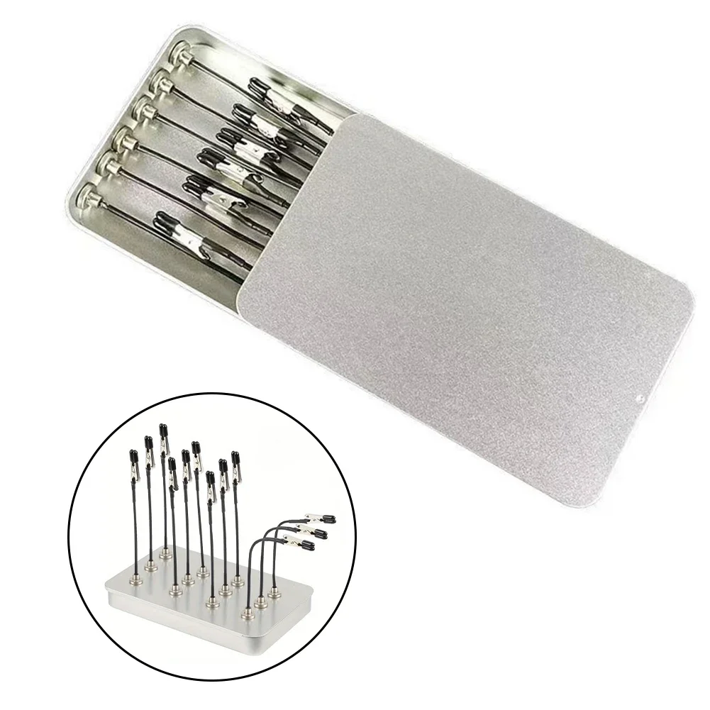 Miniature Hobby Tools Model Painting Clamp For Model Painting Adjustable Rod Stable Base Dual-purpose Organizer