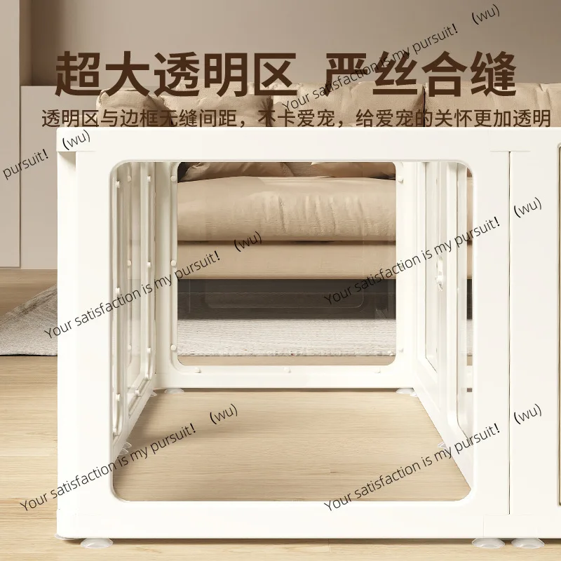 fence Full transparent acrylic Small dog Indoor household dog house Balcony Security fence