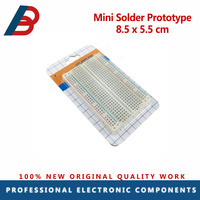 8.5x5.5cm 400 Tie Points Solderless PCB Breadboard Mini Universal Test Protoboard DIY Bread Board for Bus Test Circuit Board