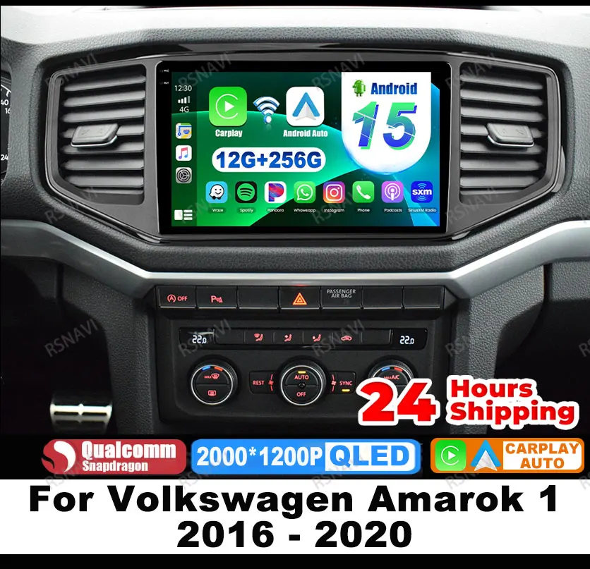 

Car Radio Android 15 For Volkswagen Amarok 1 2016 - 2020 DSP Wireless Carplay Auto Navigation Autoradio QLED GPS 4G LTE 5G WIFI