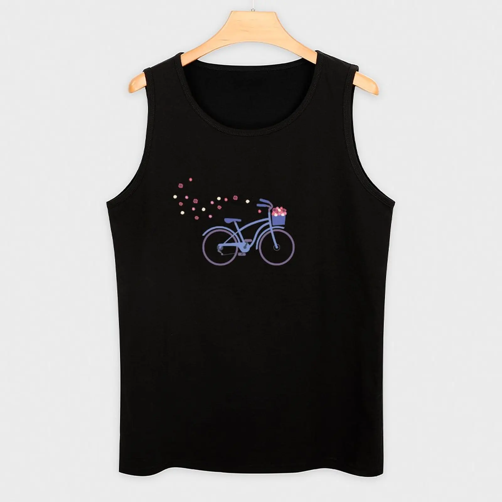 Happy cycling Tank Top cool things Men's sleeveless gym shirts t shirts Men's sports t-shirt