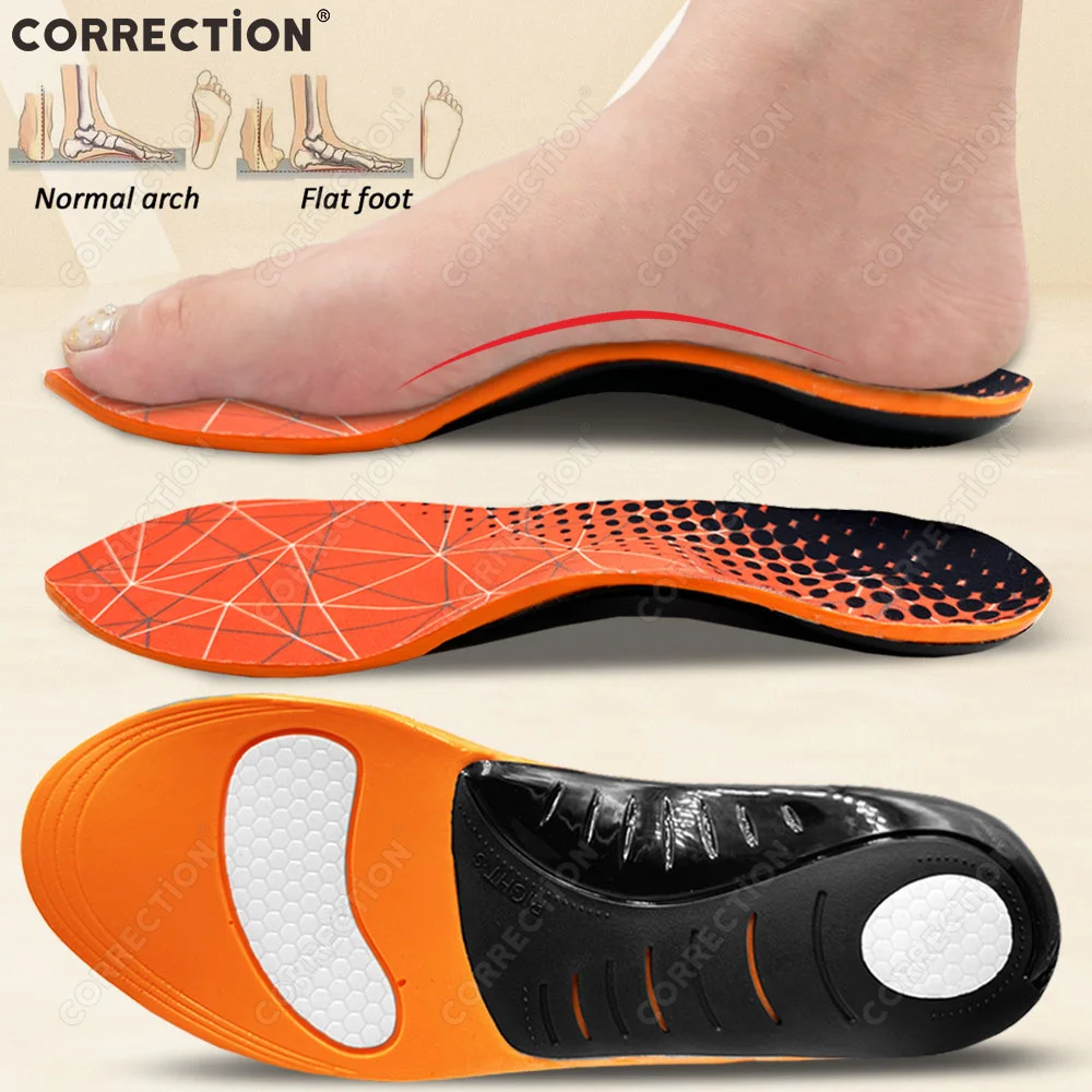 Sport Running Insoles For Men Women, Arch Support Insoles for Plantar Fasciitis, Shoes Insole Flat Feet, Foot Pain, Heel pads