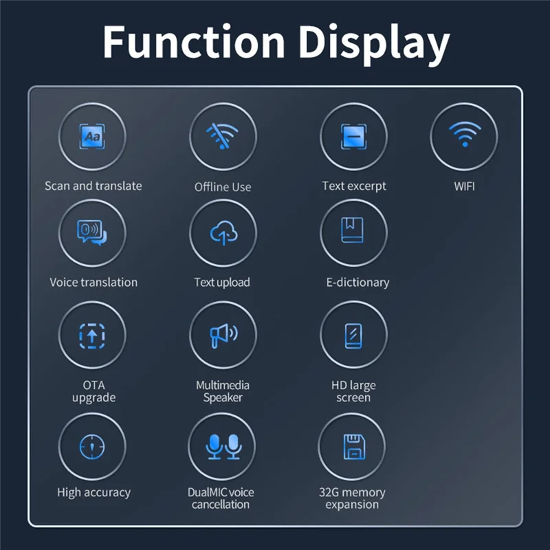 Instant Voice Translator, Language Translator Device No Wifi Needed, 112 Languages Translation Pen Traductor-POS