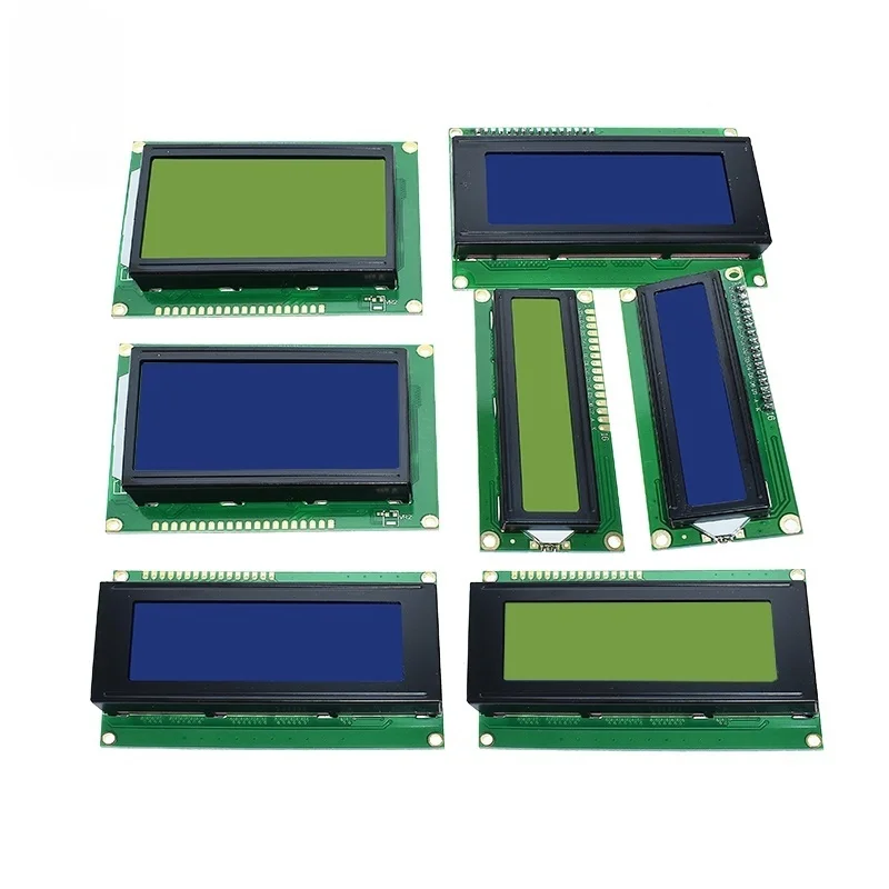 LCD1602 LCD 1602 2004 12864 module Blue Green screen 16x2 20X4 Character LCD Display Module HD44780 Controller blue black light