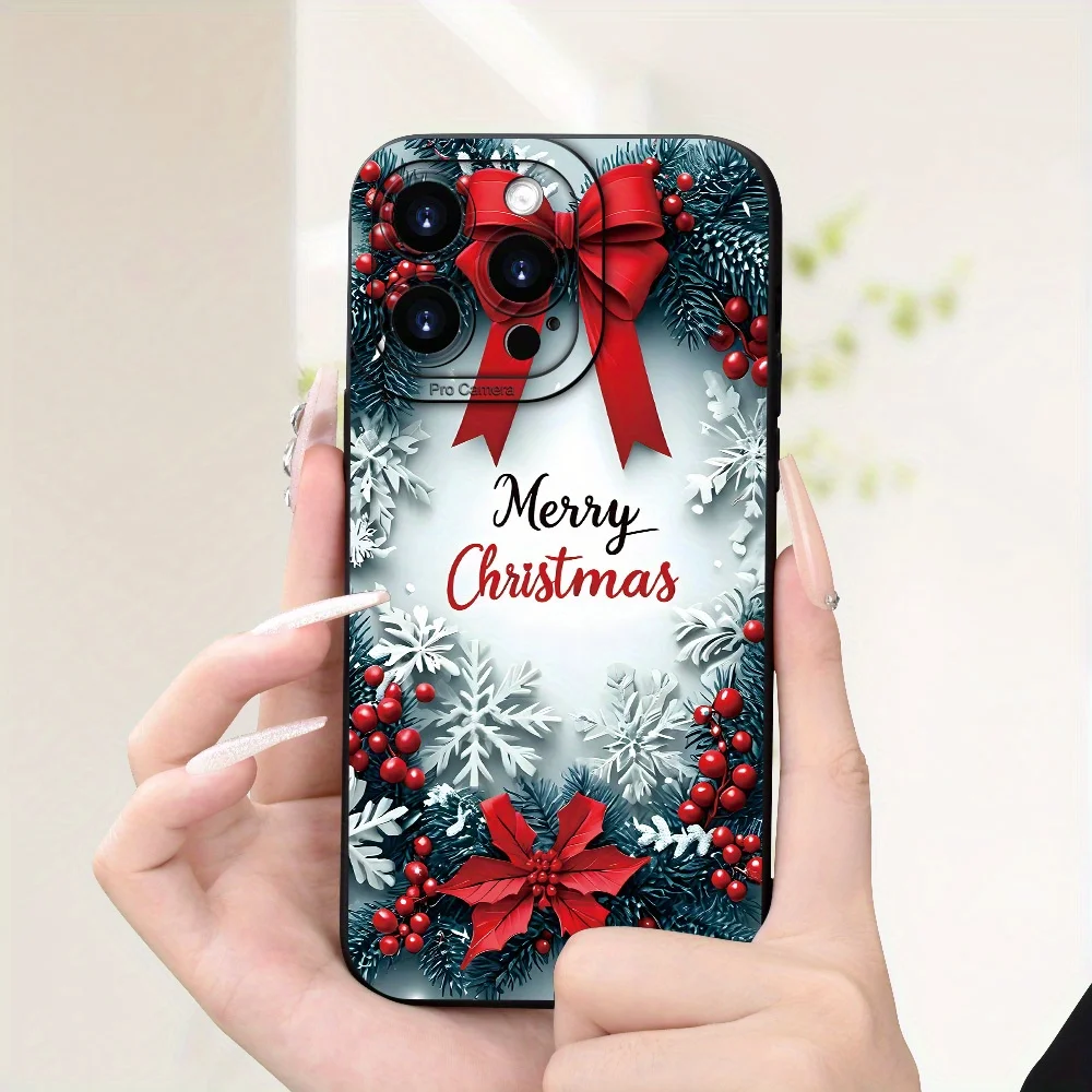 Kreative Weihnachtsmann-Handyhülle für iPhone 16 15 14 13 12 11 Pro Max X XS XR 7 8 Plus 13 15 16Pro 16E SE TPU Weiche Silikonhülle – Detail 2