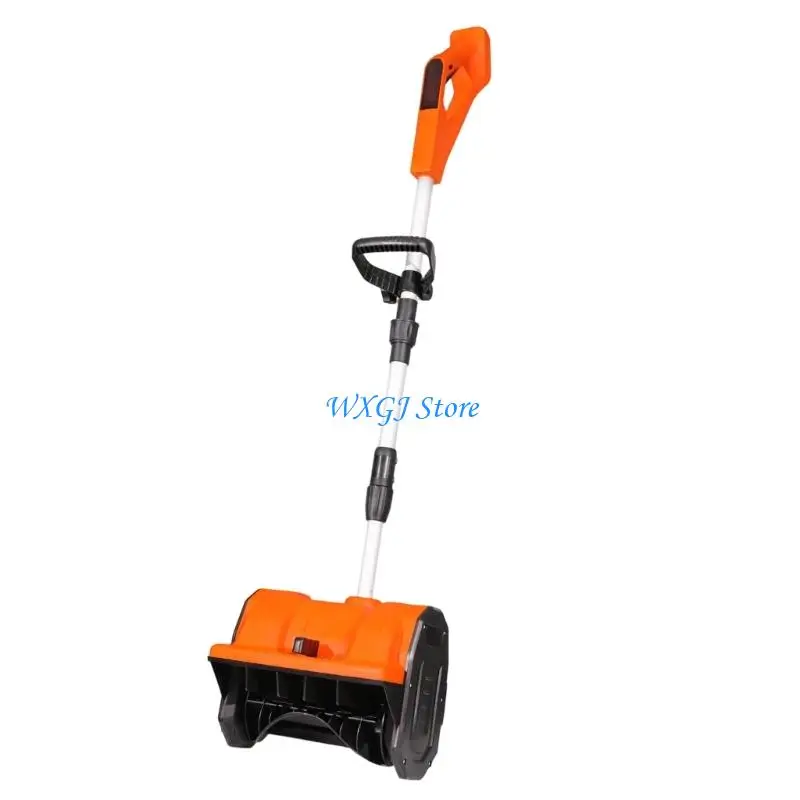 37JE مجرفة ثلج كهربائية لاسلكية تعمل بالدفع اليدوي وخفيفة الوزن ABS أداة شتوية قوية