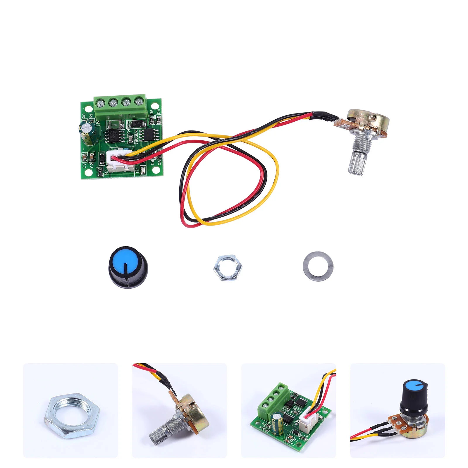 

DC Speed Controller 12V Acid Compatible Over Current Automatic Cooling Motor Speed Regulator Low Voltage
