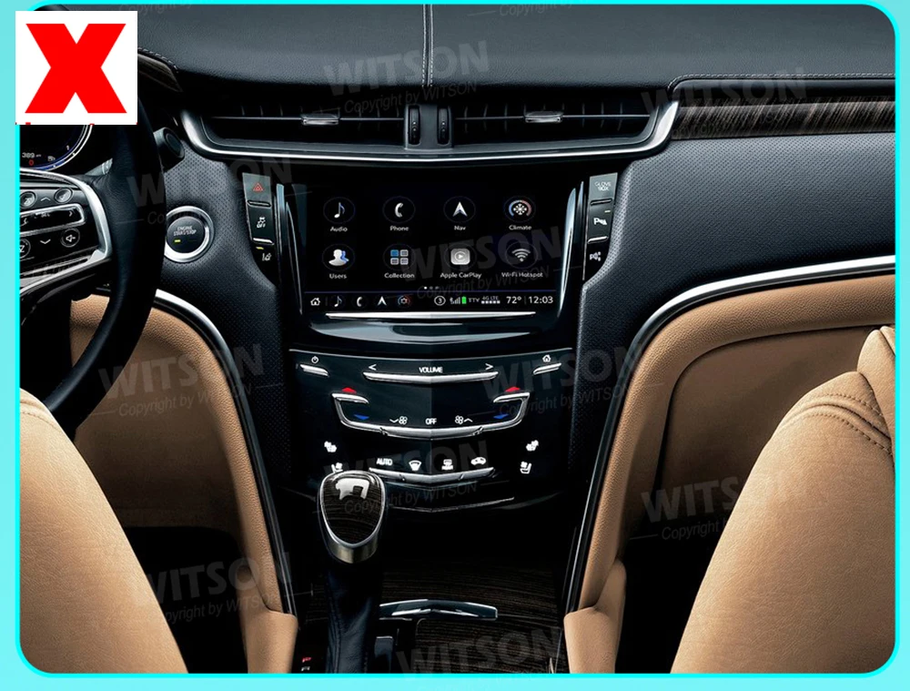 Scatola CarPlay wireless per Buick Regal Lacross Envision Cadillac CTS SRX ATS XTS 2013-2018 Adattatore Interfaccia Android Auto