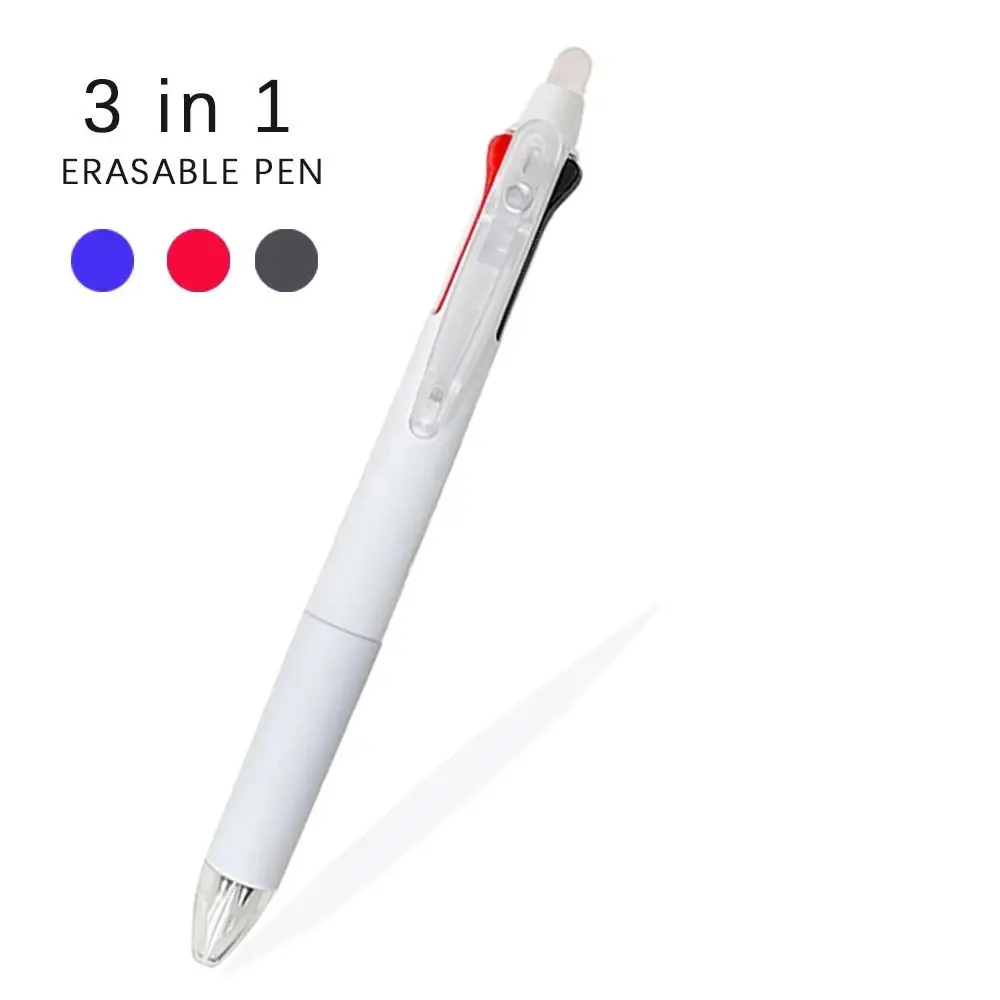 

Creative 3 in 1 Erasable Pen 0.5mm Magic Ink Student Pen Office School Stationery Washable Handle Gel Pen