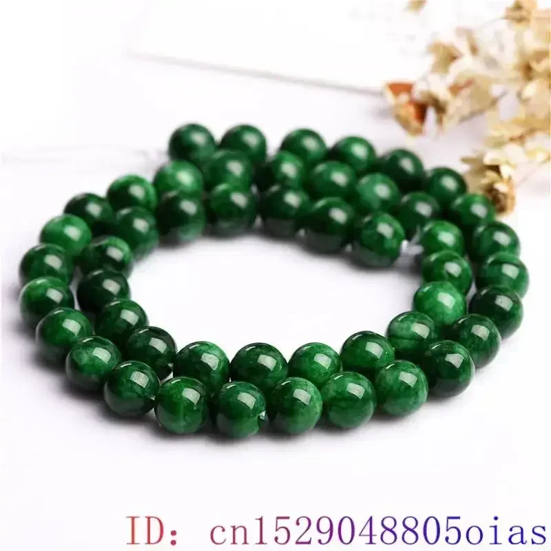 Natural Green Real Jade Beads Accessories Gift DIY Luxury Amulets Designer Stones Charms Jewelry Making Carved Emerald