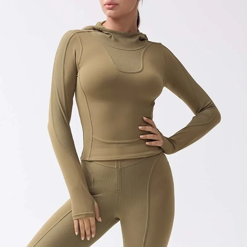 Conjunto de esquí cálido para mujer, traje deportivo de manga larga con capucha, a prueba de viento, informal, de poliéster, para exteriores, invierno, 2025