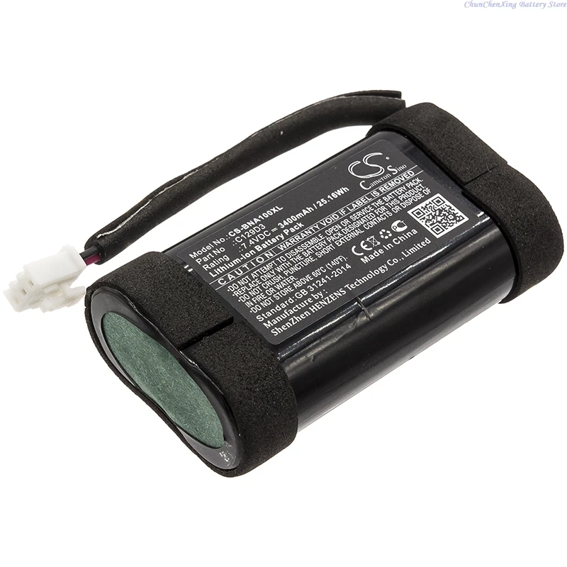 7,4 V 2600 mAh/3400 mAh Lautsprecher-Akku C129D3 für Bang&Olufsen BeoPlay A1, dies ist für A1 1., 1., 1 Version, VERSION 1 + WERKZEUG