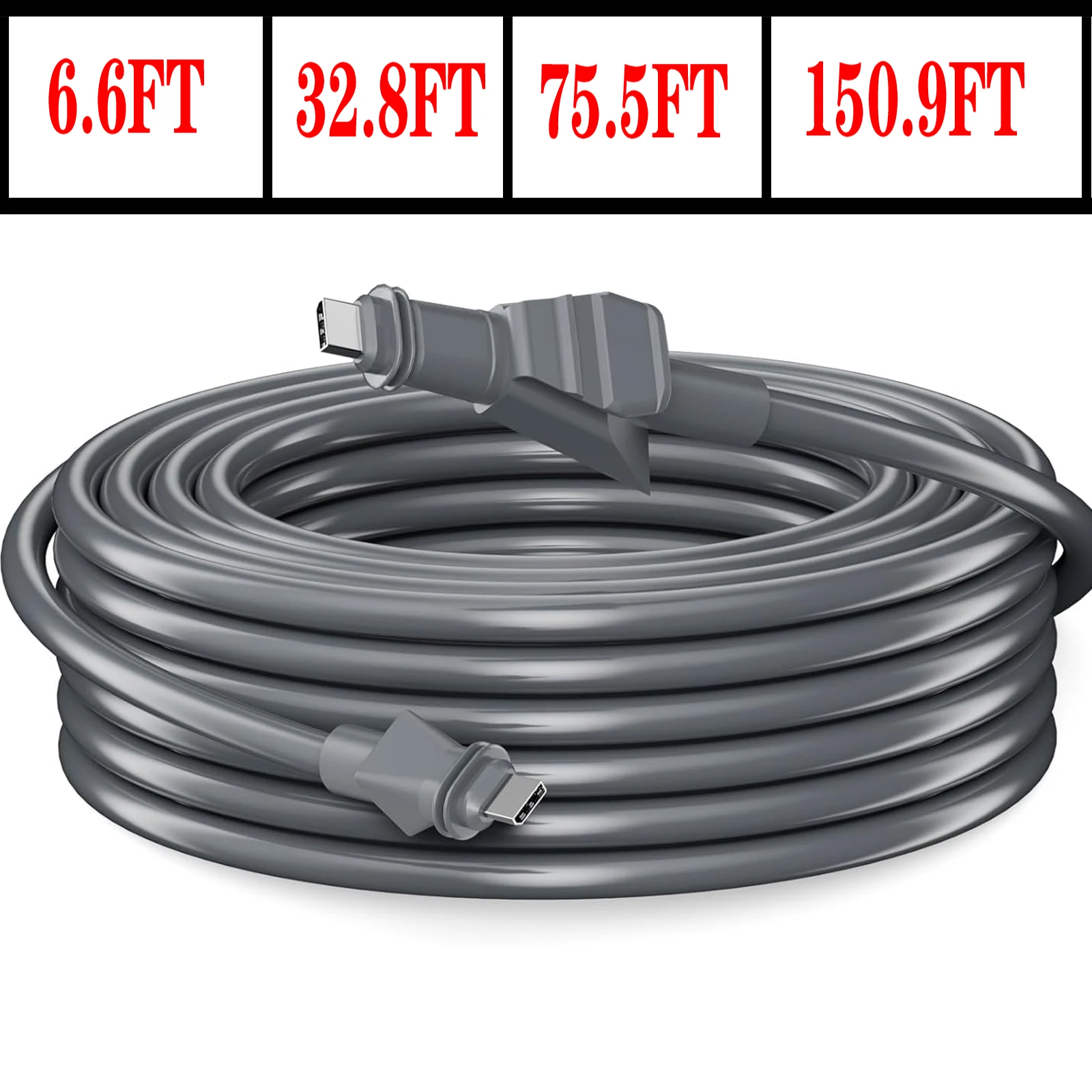 Starlink Gen 2 Waterproof Flat High Performance Cable 32.8FT/10M,for Starlink FHP Cable Replacement  Extension