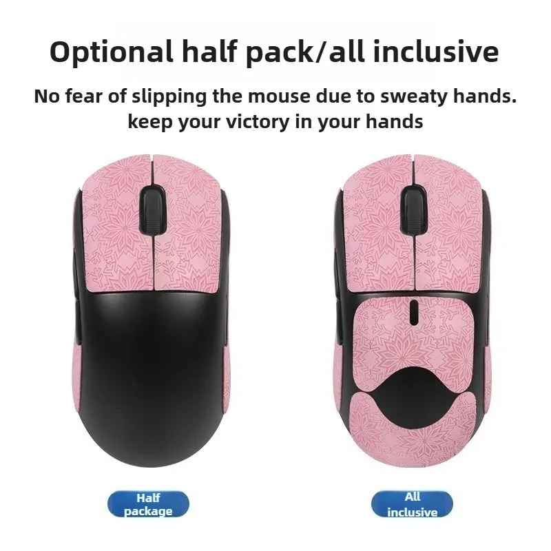 Adesivos de palma de cobertura completa antiderrapantes premium que absorvem o suor para Logitech G Pro Wireless 4 (GPW4) Mouse Essential Gaming Accessory