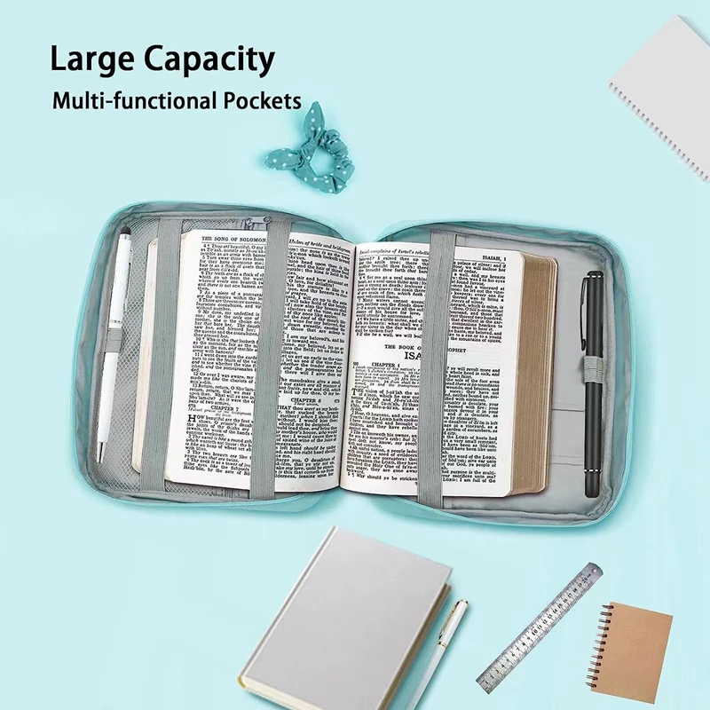 Bible Bag Children\'s Book Reading Stand Waterproof Bag Storage Bag Handbag Tablet Computer Electronics Storage Bag Book ,B