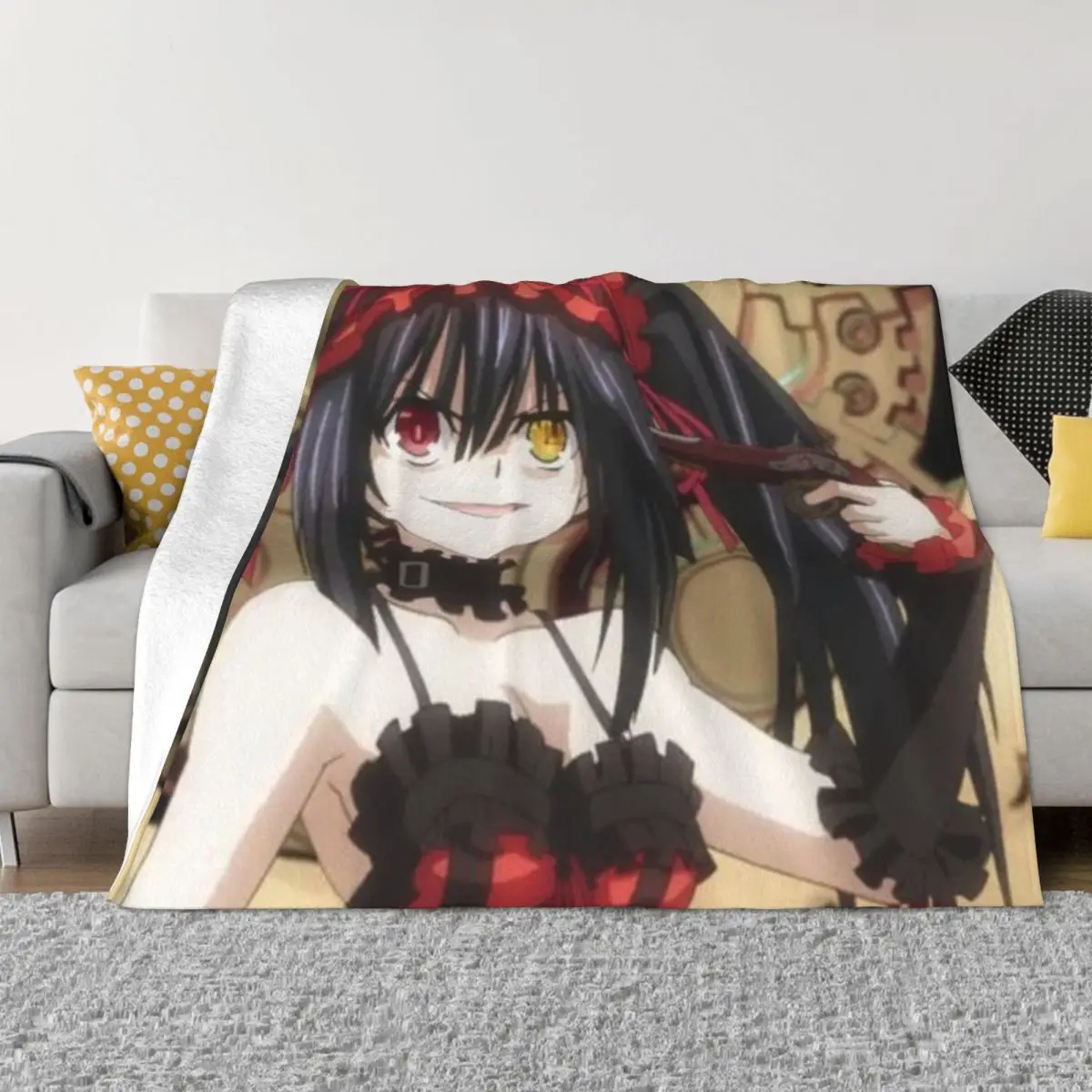 

Kurumi Tokisaki 001494, плюшевые одеяла для домашних животных, пледы и пледы, одеяло для дома и украшения