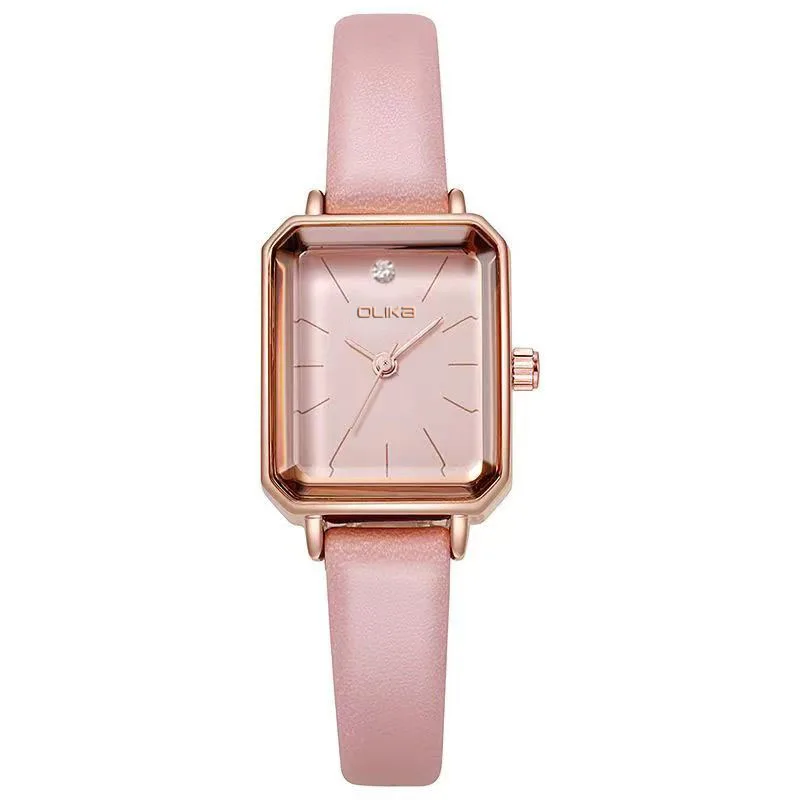 

Zml square small dial waterproof casual women's quartz watch