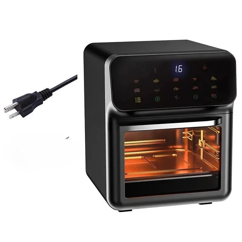 YX Foreign trade air fryer household electric oven integrated 15L large capacity multi-function intelligent visual oil-free