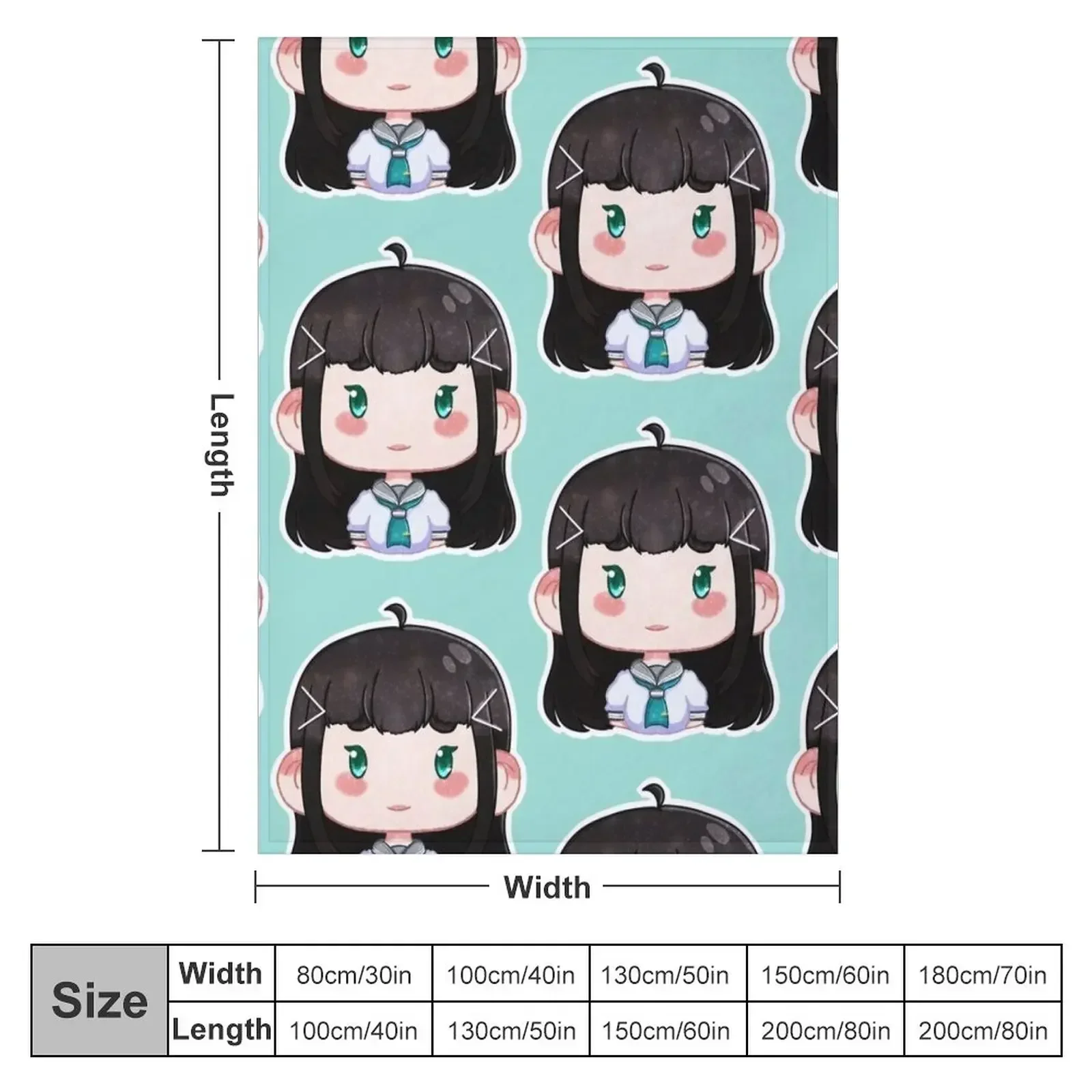 Love Live sunshine!! - Dia Kurosawa Throw Blanket Flannel Cute Plaid Weighted christmas gifts Loose Flannels Blankets