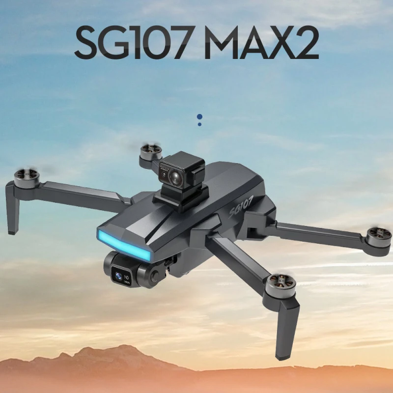 ZLL SG107MAX2 Hui 4 Brushless Drone GPS Professional 4K HD Camera Drones 2- Axis PTZ  Intelligent Obstacle Avoidance Dron Toy