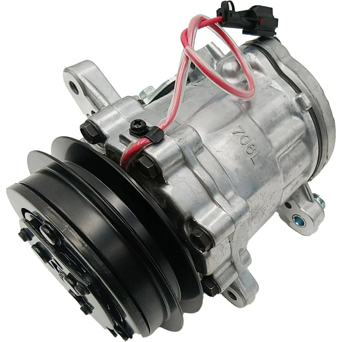 12V A/C Compressor KHR3536 4615804 0296712931 22L-979-2200 22L-979-2211 Compatible for Komatsu PC27MR-3 for 27D 35D Hitachi