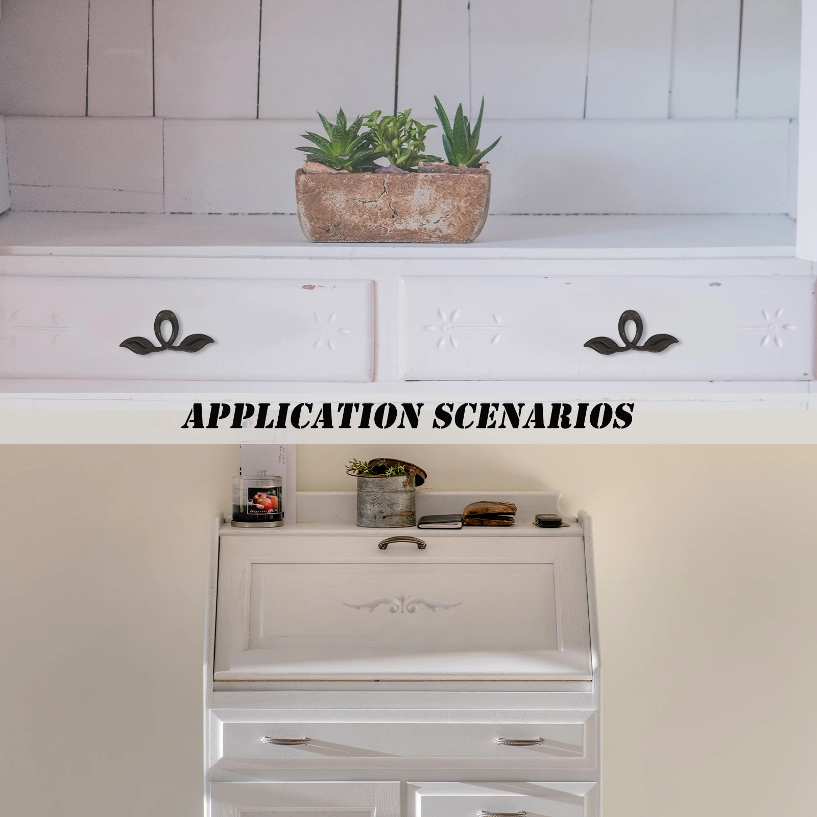 

1Set Creative Vintage Leaf Drawer Pulls Zinc Alloy Handles for Furniture Cabinet Doors Wardrobes Drawers Door Knob