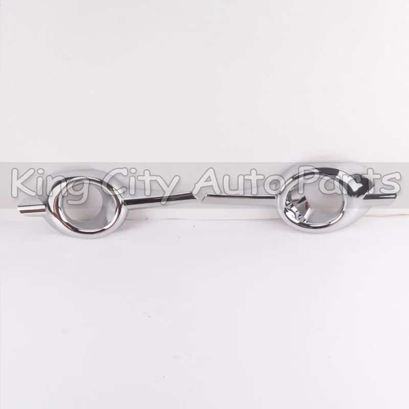 CAPQX 1Pair For Honda CRV CR-V 2012 2013 2014 Car ABS Chrome Front fog light lamp Trim Lid Cover frame Strip stick Garnish Cap