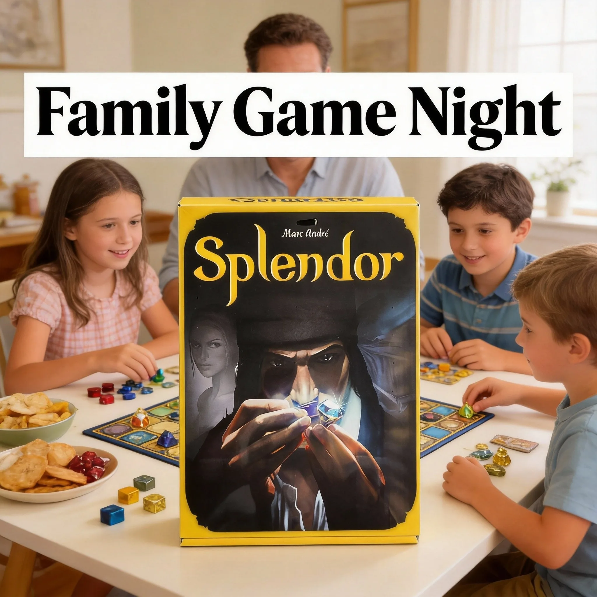 

Splendor - стратегическая настольная игра в стиле Ренессанс, создайте свою империю драгоценных камней для эпических семейных игровых вечеров