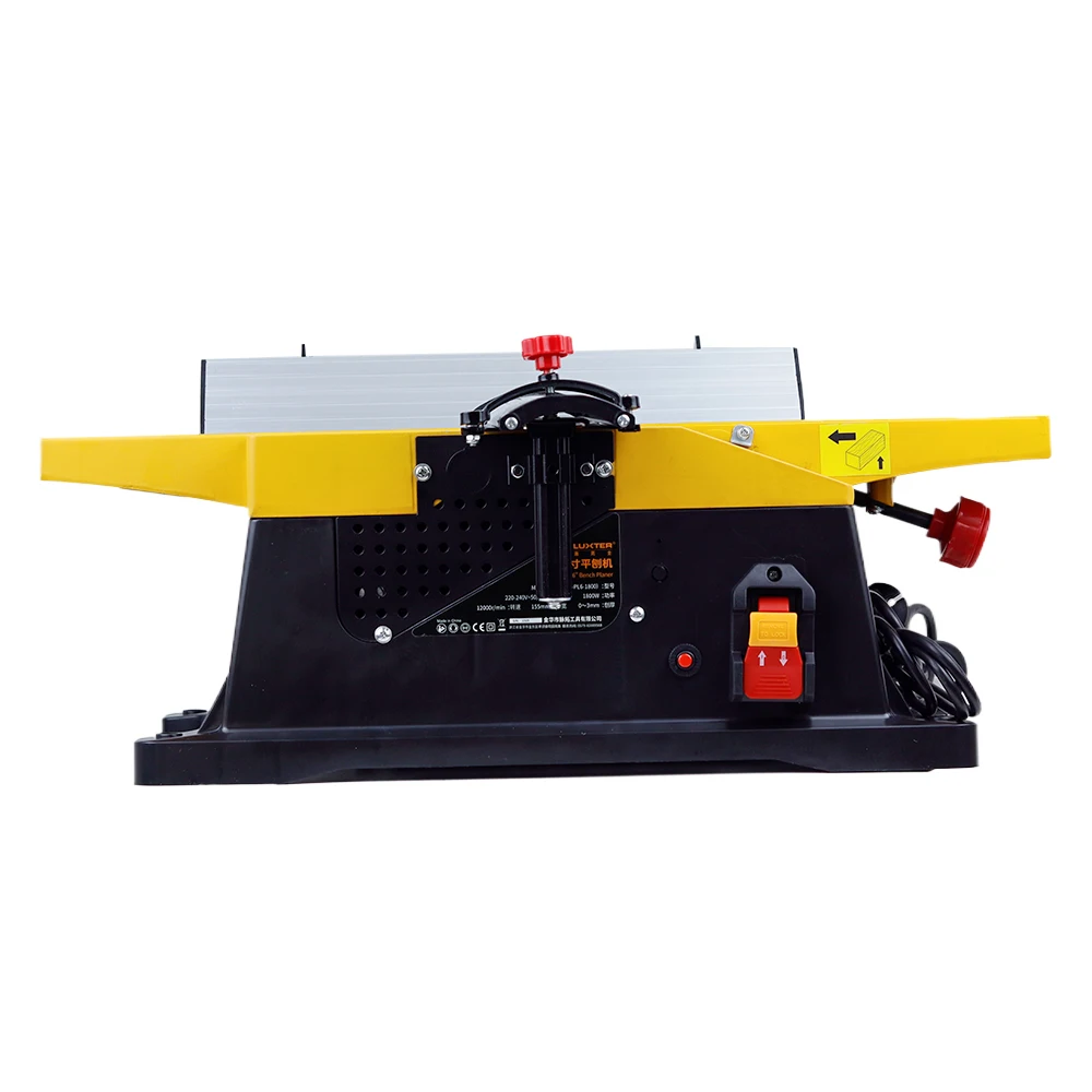 6-inch 1800W Electric Wood Thicknesser Hand Planer Desktop Multifunctional Woodworking Carving Household Power Tools Machine