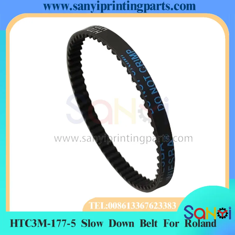 Correia de desaceleração Roland de 1 peça R700 HTC3M-177-5 para peças de máquinas de impressão