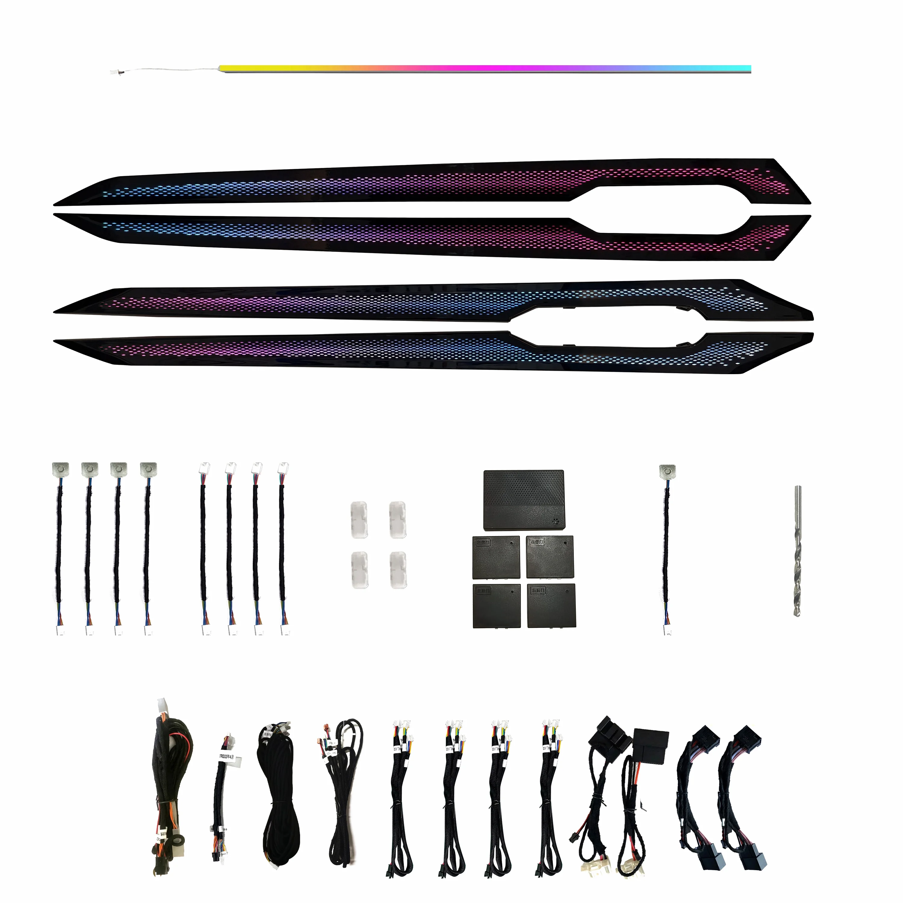 

Original 1:1 Mold Dragon Scale Model rainbow Symphony Dynamic Ambient Light for VW Golf 8(2021-2025)