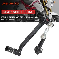 Motorcycle Parts Aluminum Gear Shifter Shift Pedal Lever CNC For HONDA MSX125 MSX 125 2013-2022 GROM125 GROM 125 2013-2022 Parts