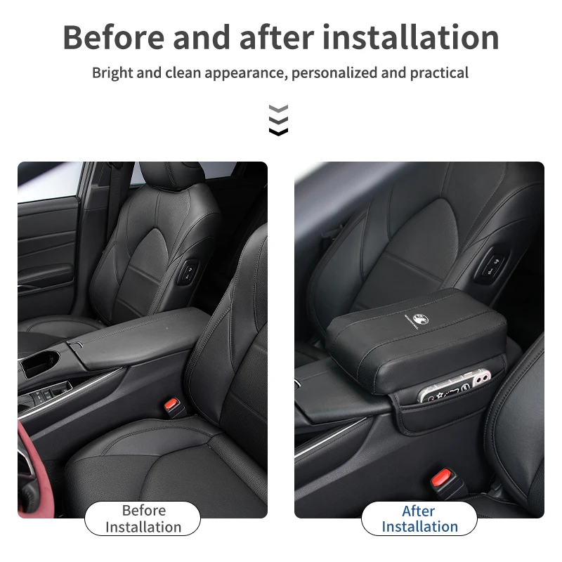 Car Armrest Box Booster Pad with Storage Bag Auto Accessories For Vauxhall VXR Astra GTC Tigra Zafira Vectra Signum Meriva Corsa