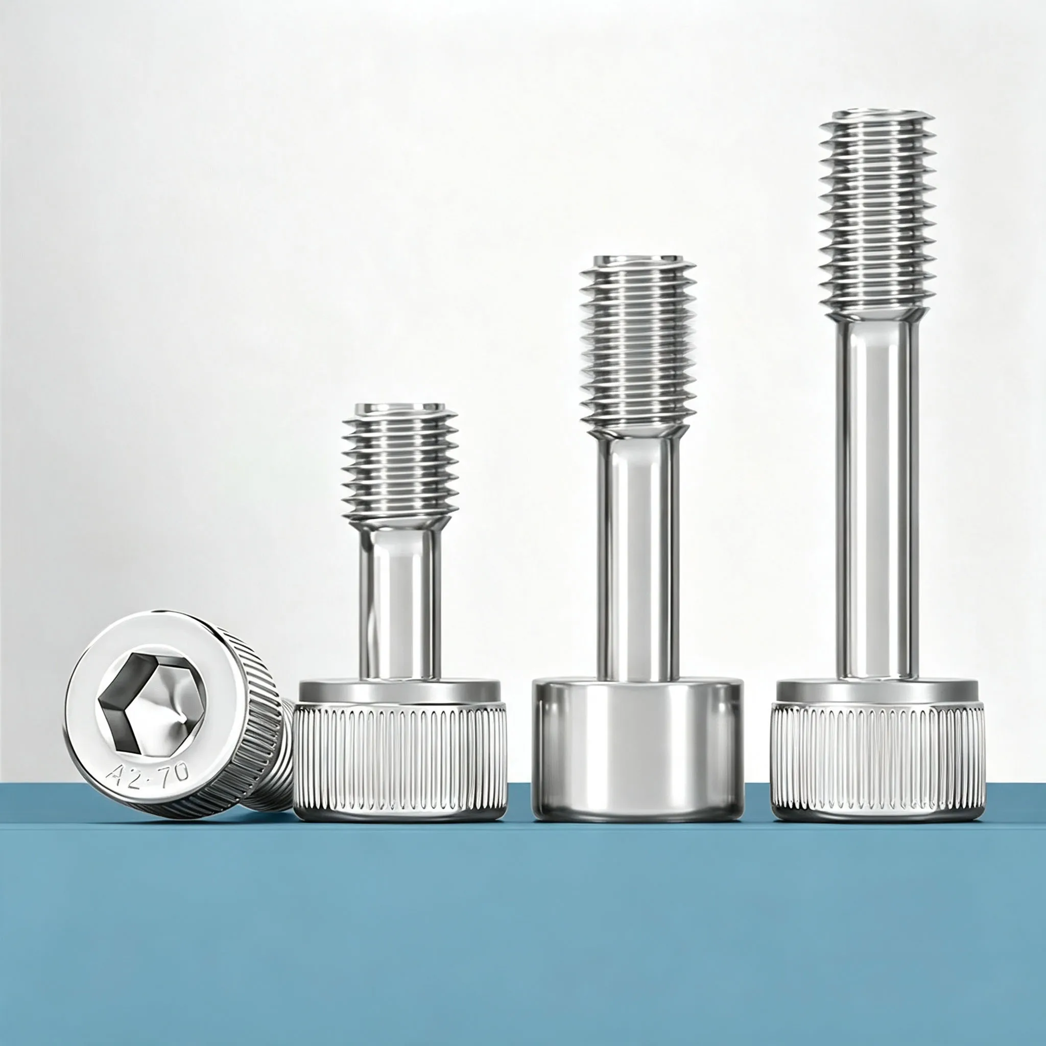 M2 To M8 Self-locking Captive Bolts 304 Steel Hex Socket Round Head Anti Loose Industrial Fastening Hardware