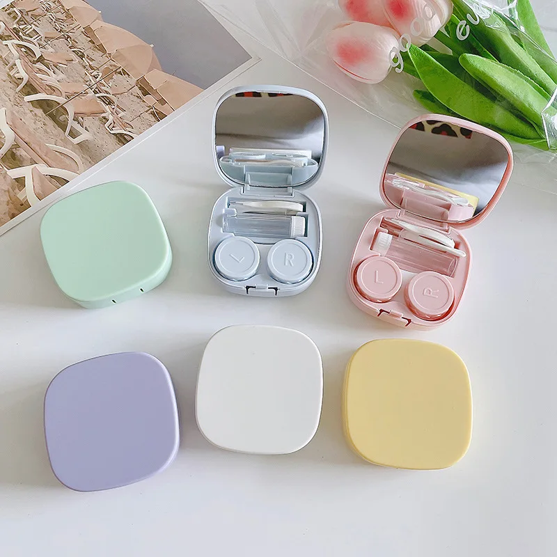 1PCS Women Men Contact Lenses Box Lens Case Care Travel Kit Holder Contact Eye Lenses Storage Container Protector Accessorie