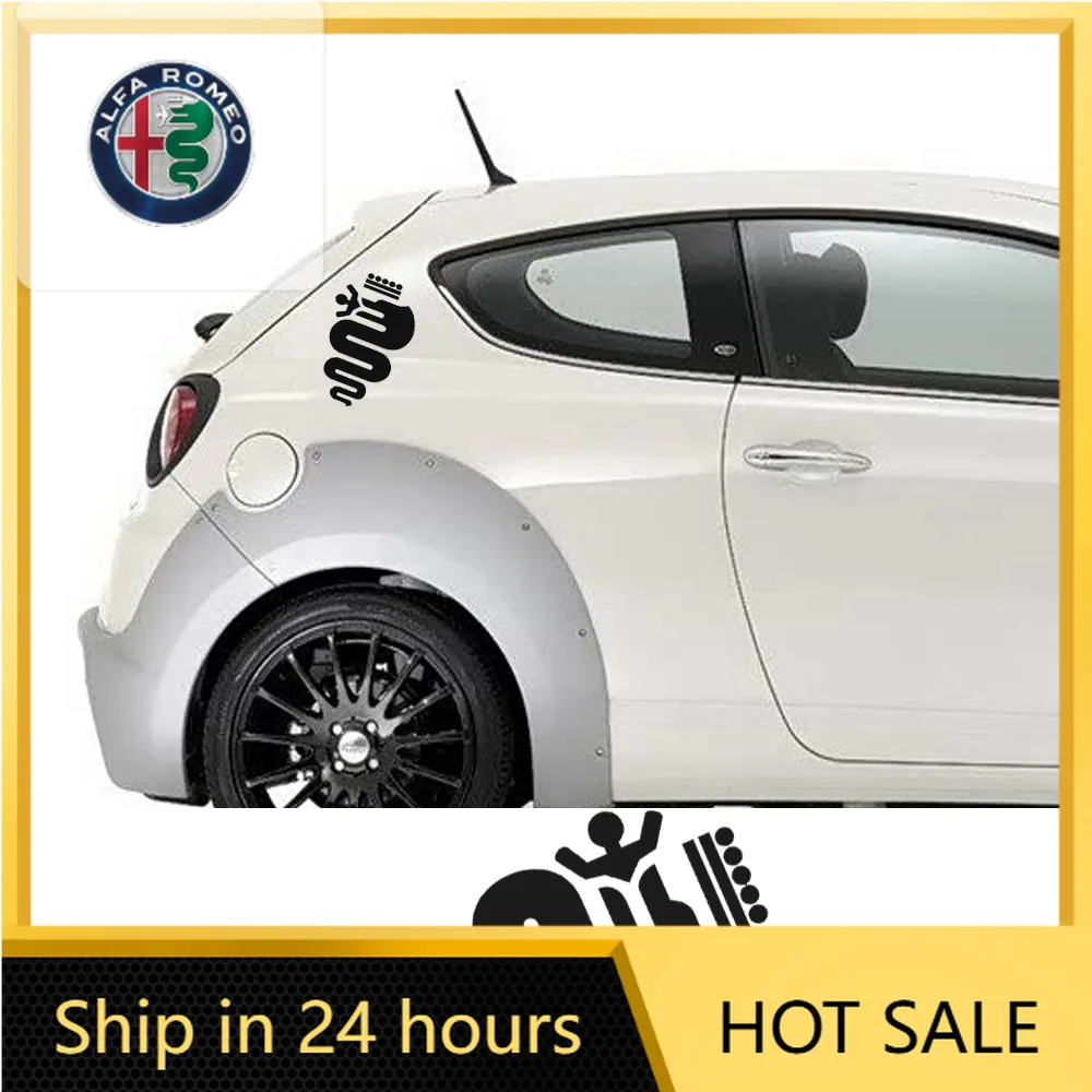 

Car Sticker For Alfa Romeo 159 147 2PCS Car Body Sticker For Alfa Romeo Giulietta Mito Giulia Brera 147 156 159 Tonale GT