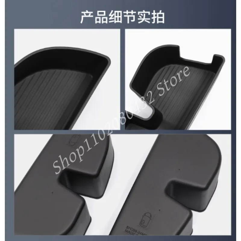 Door storage box TPE anti-slip and wear-resistant for BYD Leopard 8 FangChengBao 8 eight 2025 2024 Interior Accessories