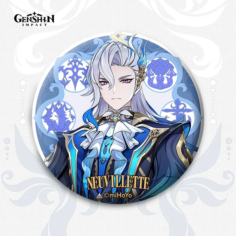 Genshin Impact Symphony Pin 58mm Anime Brooch Pin Cosplay Badge Cosplay Badge