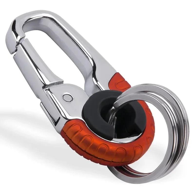 Sleutelhanger Voor Mannen Van Roestvrij Staal Met Haak Outdoor Karabijnhaak Klimmen Sleutelring Accessoires Stevige Riemclip sleutelhanger heren roestvrij staal sleutelhanger sleutelring sleutelclip