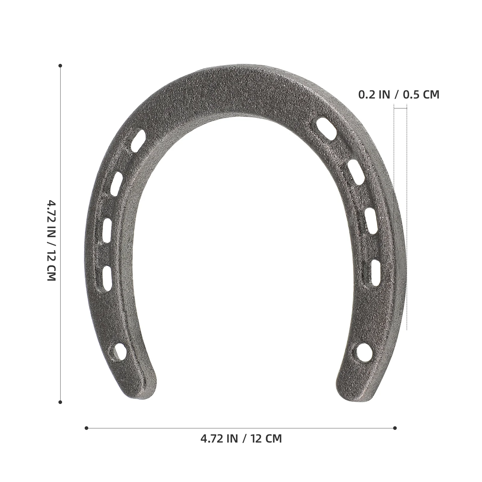 Horseshoe Wall Hanging Decor Metal Iron Ornament For Home Garden Outdoor Lucky Pendant Cast Iron Decoration