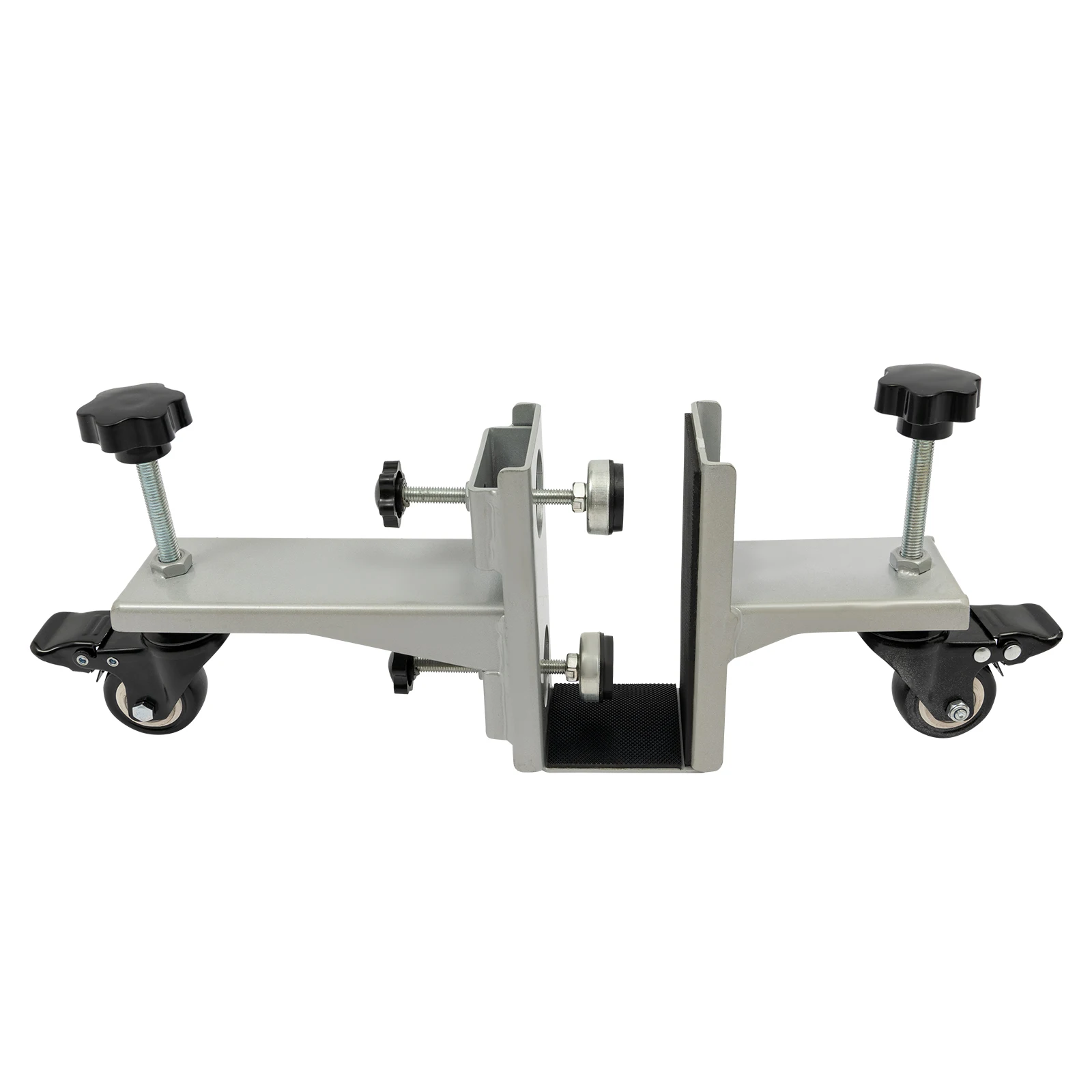 Ferramenta de instalação de porta de ferro prateado grosso de 1-2,5 polegadas Kit de ferramentas de instalação de porta com suporte de placa de pressão