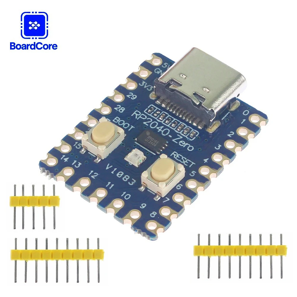 1PC RP2040-Zero RP2040 Development Board Module for Raspberry Pi  Microcontroller PICO Dual-Core Cortex-M0+ Processor 2MB Flash