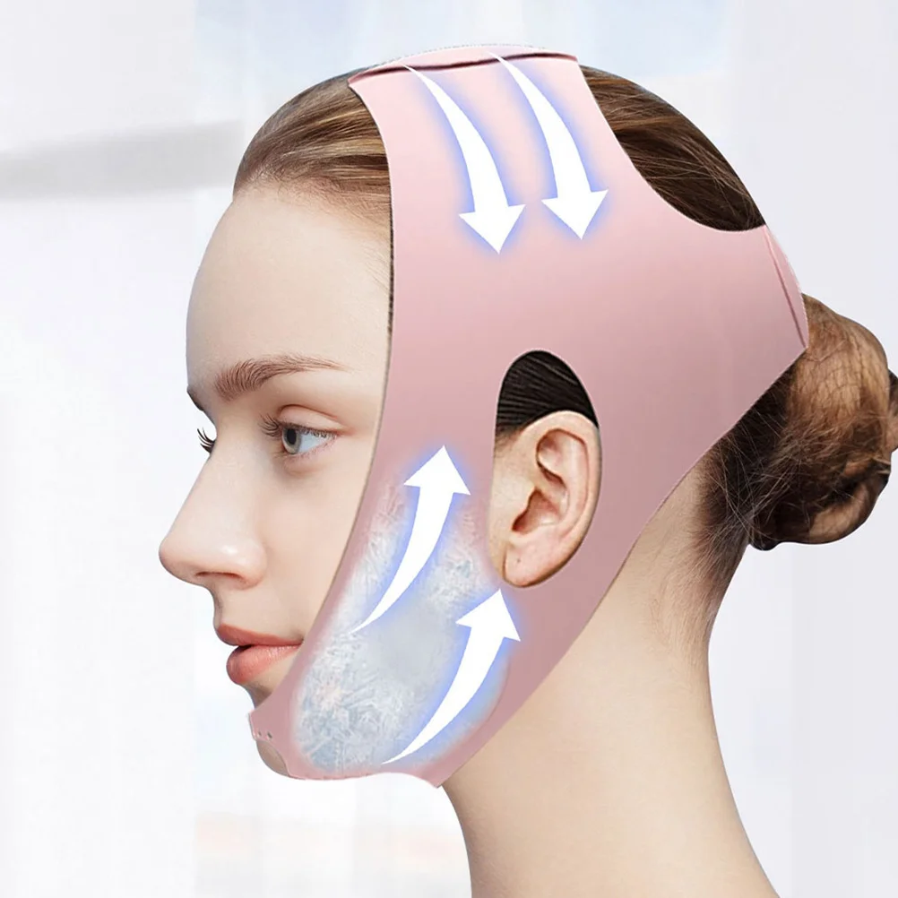 

Face Lifting Mask Silicone V Shape Face Strap Facial Skin Tightening Chin Lifting Strap Durable Reusable Tool