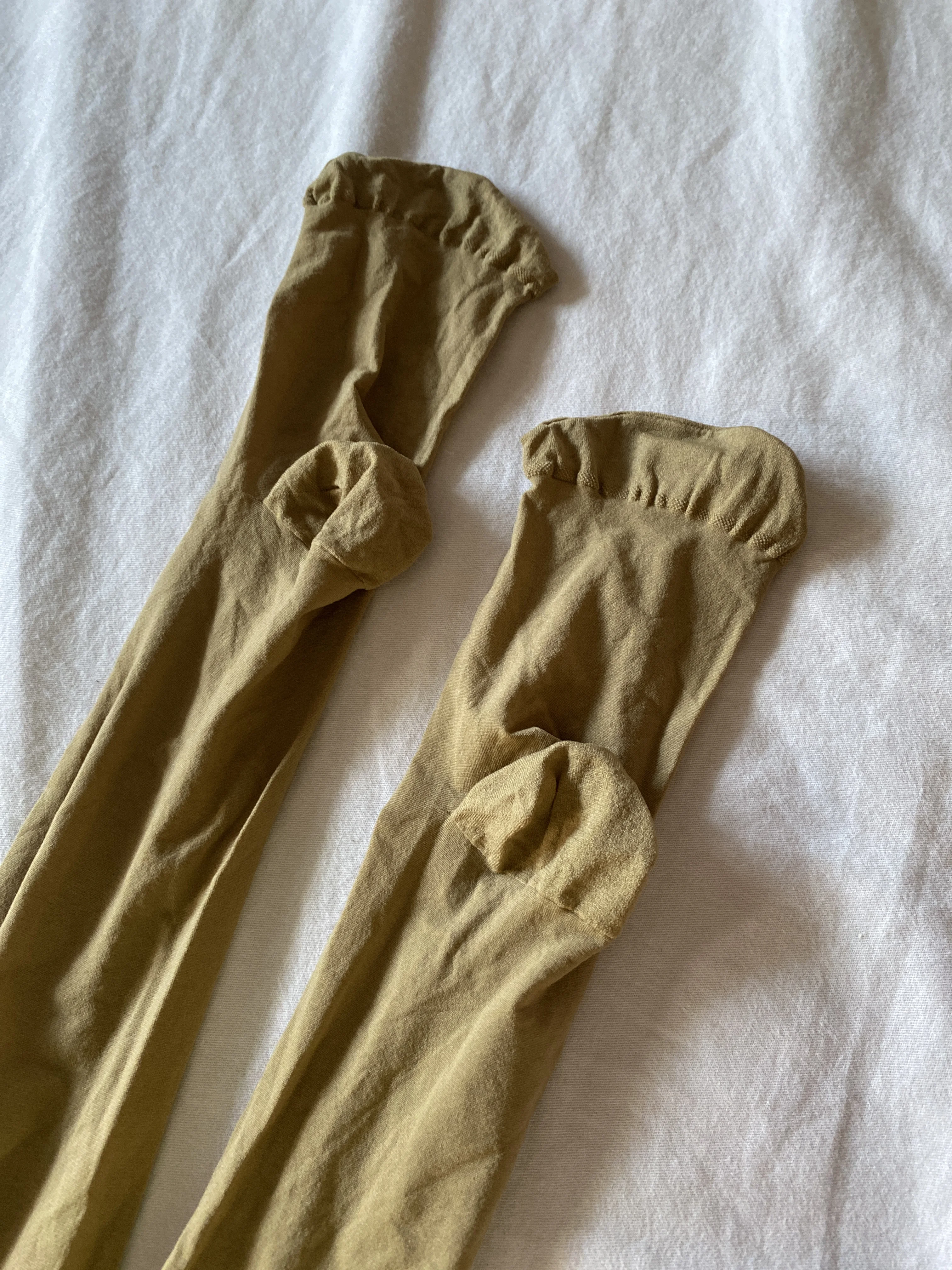 High Waist 30D Velvet like Shaped Leggings Semi Transparent Real Heel Stockings Base Layer Pants Tights Women's Leggings